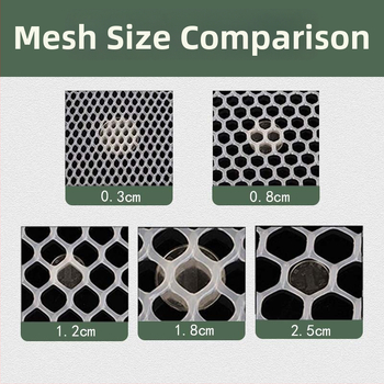 Plastmassa rõdu kaitsevõrk, UV‑kindel ja vananemisvastane