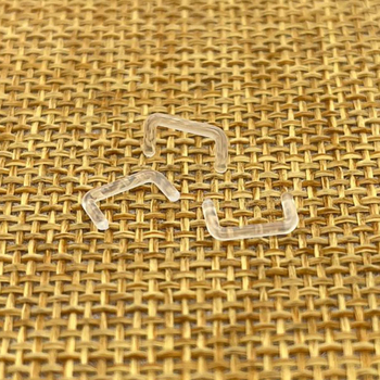 Akrilni nosni piercing — geometrijski dizajn, unisex, injekcijsko oblikovanje, 100% akril