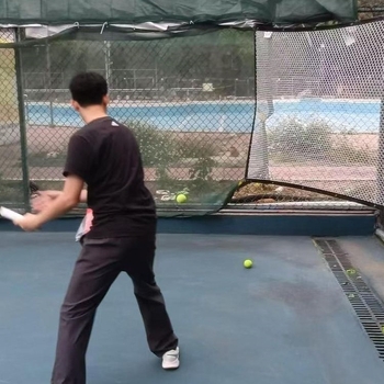 Тенис тренировъчна мрежа за отскок - сгъваема, преносима за самостоятелна или за двама играчи - Материал: Silk Flower; Категория: Колонна за топки / Стойка за топки; Продуктова категория: Тенис пост