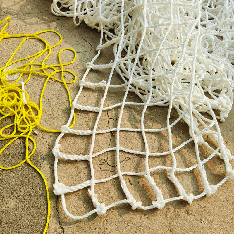 Käsitsi õmmeldud tõstmis- ja ronimistõke võrk — lina köiest võrk, kulumise vastupidav turvavõrk tõstmiseks, ronimiseks ja rekultiveerimiseks