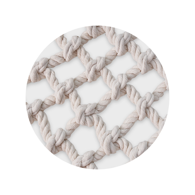 Puuvillane turvavõrk, lihtne turvavõrk, puuvillane võrk, kandevõime 100, dekoratiivne ja kaitsev funktsioon