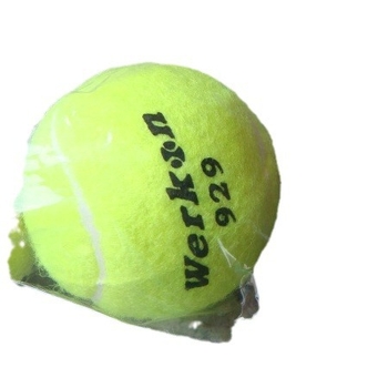 Werkon mācību tenisa bumba — gumija, izturīga, drukāts logotips OK, pilnvarots privātais zīmols