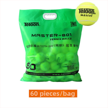 Tianlong tenisa apmācību bumba no gumijas, sākuma spēlētājiem, ar drukātu logotipu