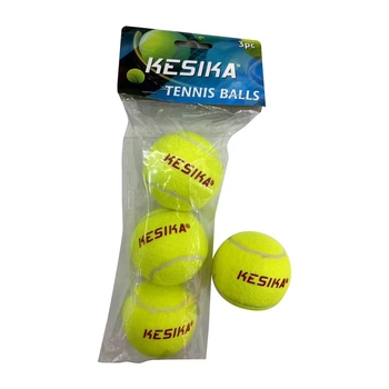 Coska Treniņa tenisa bumbas – maisiņā iepakotas, augsta elastība un izturība, materiāls: ķīmiskās šķiedras, izcelsme: Ķīna