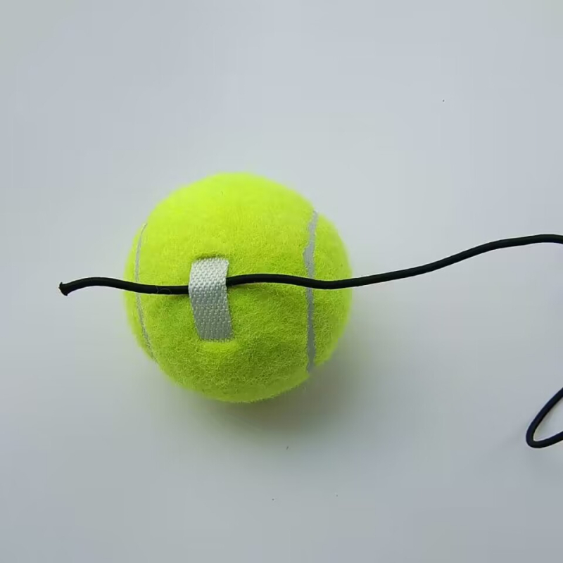 Velopu 626 tenisa bumba ar elastīgu auklu — atsevišķi iepakota, paredzēta iesācējiem un mājas treniņiem; Materiāls: gumija; Izcelsme: Zhejiang; logotipa drukāšana pieejama; pielāgošana iespējama