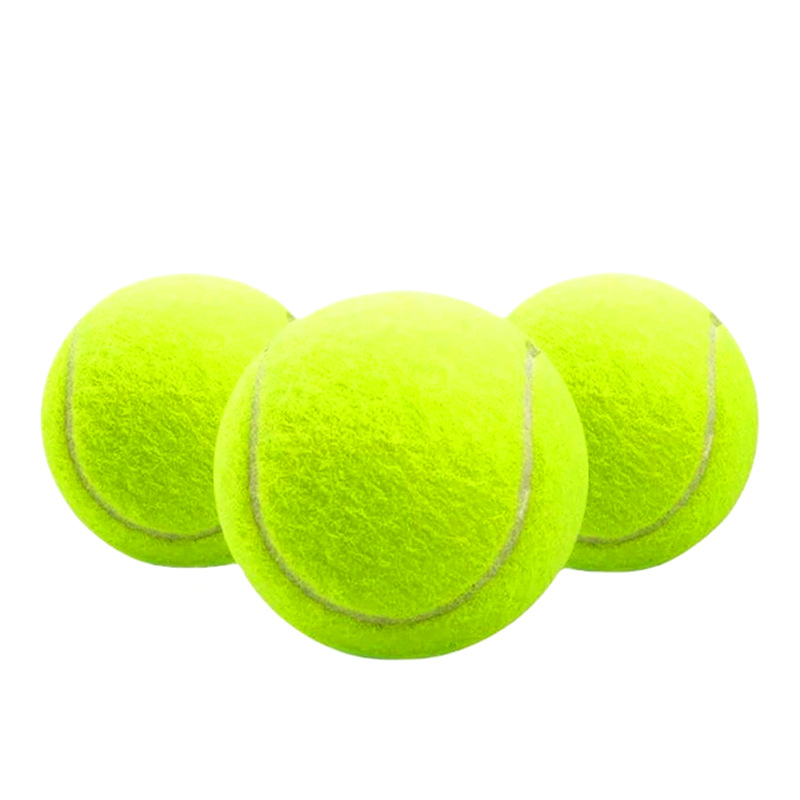 Professzionális teniszlabdák fiatalok számára edzésre és versenyre; nagy rugalmasság, tartós szerkezet gumiból és kémiai rostokból; logó nyomtatás elérhető.
