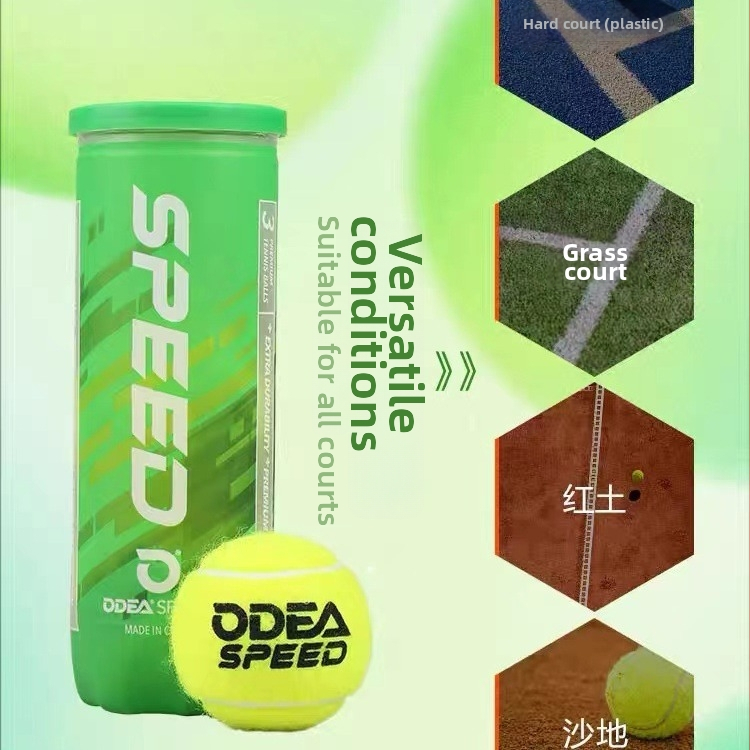 Tenisa bumba — ekonomiska, izturīga pret nodilumu treniņiem, iesācējiem, no gumijas