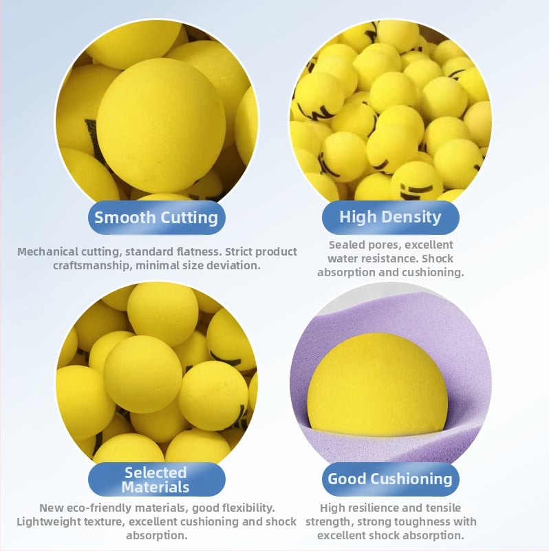 Be Honest EVA putas tenisa trenēšanas bumba – ļoti elastīgs atsitiens, logotipa druka pieejama, pielāgošana; biezums 20–120, blīvums 15–80