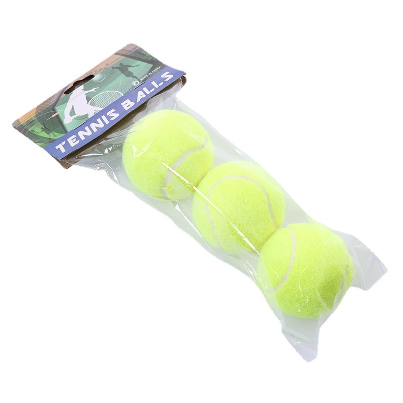Napredne tenis lopte za trening, paket od 3 kom, gumeni materijal, tiskano logo, porijeklo: Zhejiang