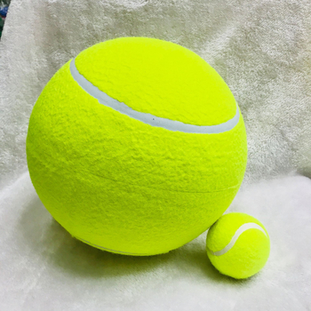 Naduvljiva velika tenis lopta za kućne ljubimce od OULITE — guma, otisnuto logo, prilagodljivo, tenis