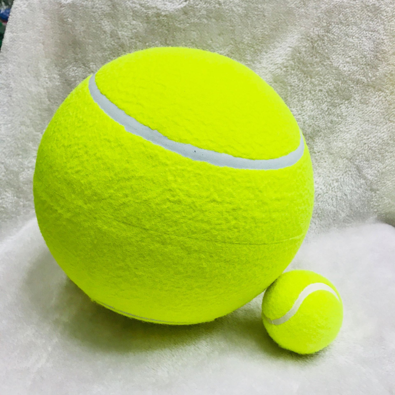 Naduvljiva velika tenis lopta za kućne ljubimce od OULITE — guma, otisnuto logo, prilagodljivo, tenis
