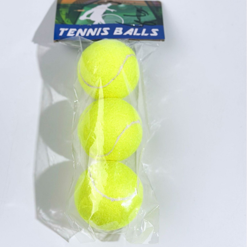 Тенис топки за тренировка за начинаещи, висока еластичност, износоустойчиви, комплект от три.
