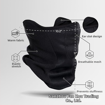 Jalgrattamask sügis-talveks, unisex, polar fleece ja polüesteri kangas, kohandamine saadaval, mitte imporditud