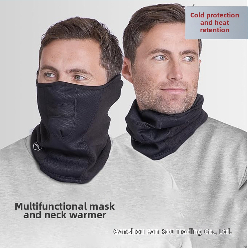Cyklistická maska na jeseň a zimu, unisex, polar fleece a polyester, dostupná personalizácia, nie je dovážaná