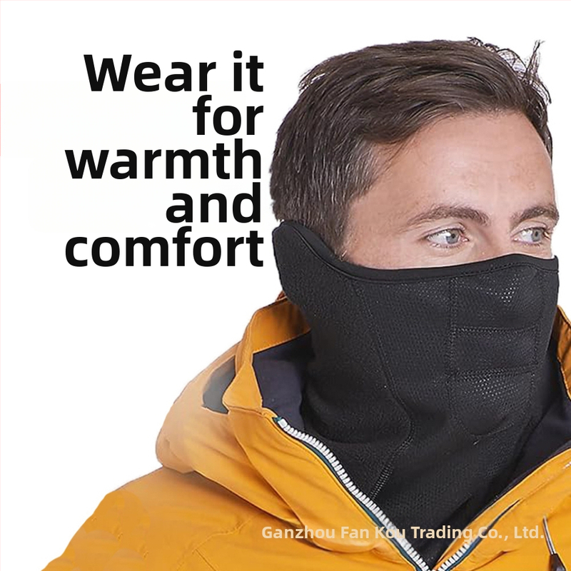 Cyklistická maska na jeseň a zimu, unisex, polar fleece a polyester, dostupná personalizácia, nie je dovážaná