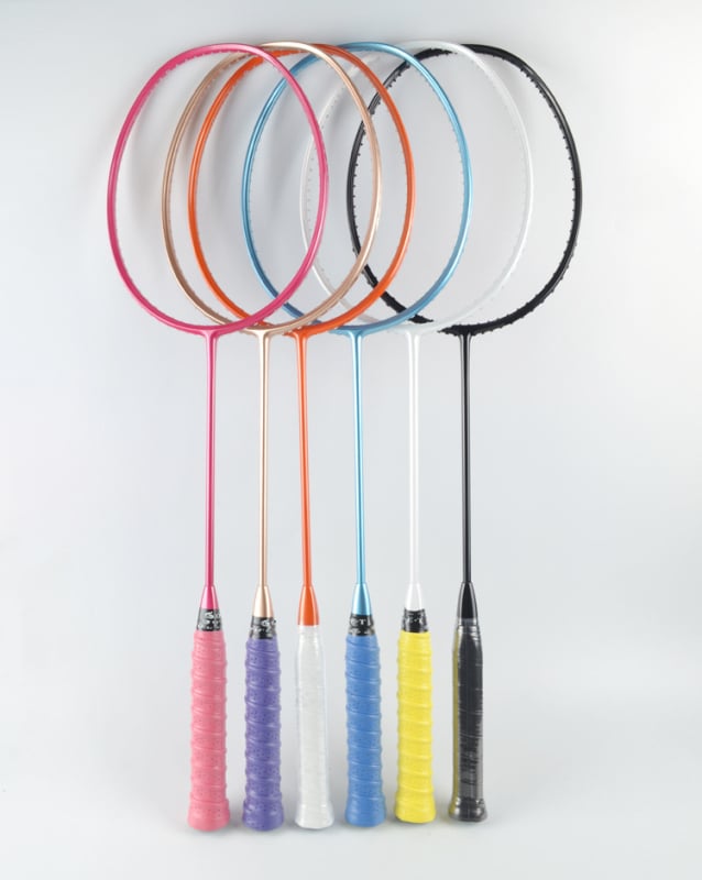 4U karbonska raketa za badminton/tenis za trening, bez logotipa