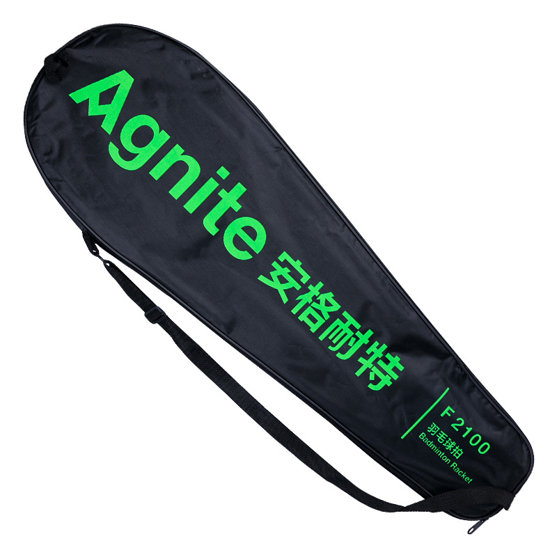 Angnette F2100 rachetă de badminton – ramă din aliaj de fier, șnururi din nylon, model pentru copii, potrivită pentru badminton și tenis