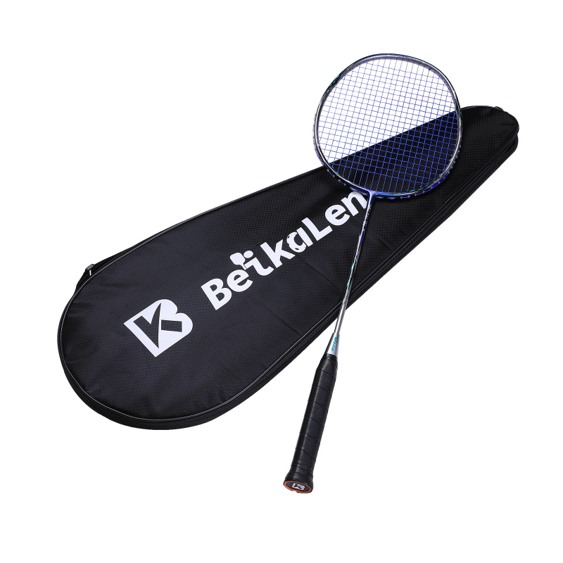 Raketa za badminton od karbonskih vlakana, jednoplošna konstrukcija, težina 85–89 g, drška G1, umjerena krutost, za amatere