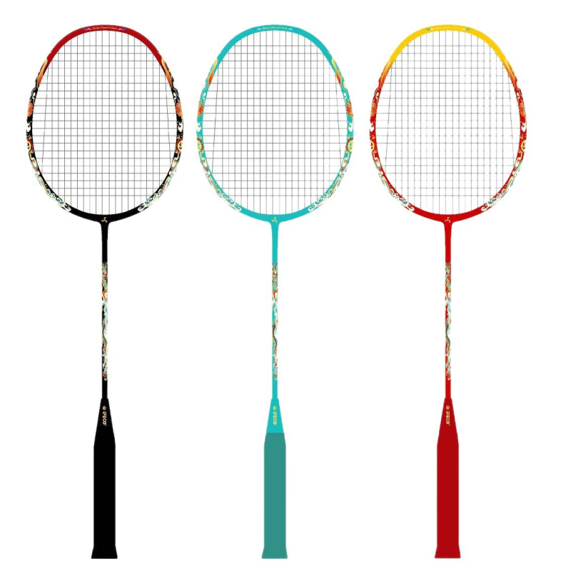 Raketa za badminton – okvir od karbonskih vlakana, T700, ultra lagana, direktan udarac, težina 80–84 g