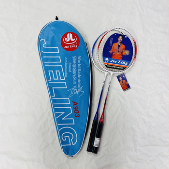 Jieling ferroalloy badminton raketė – 95–100 g, G4 rankenos storis, vidutinio kietumo lazda