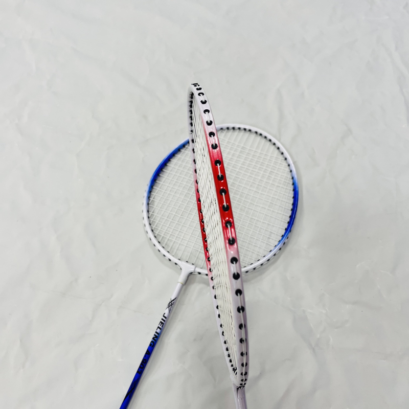 Jieling ferroalloy badminton raketė – 95–100 g, G4 rankenos storis, vidutinio kietumo lazda