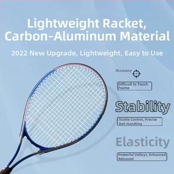 Teniso raketė su aliuminio lydinio rėmu, svoris 95–100 g, rankenos storis G1, tiesioginio smūgio tipas, skirta pradedantiesiems ir vidurinių mokyklų mokiniams