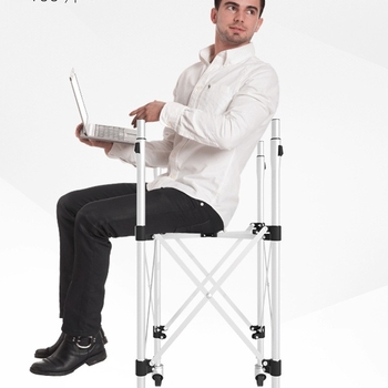 Nešiojamas teniso kamuolių vežimėlis su šilko gėlių detale ir dideliu talpumu