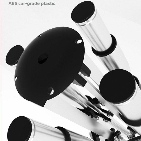 Nešiojamas teniso kamuolių vežimėlis su šilko gėlių detale ir dideliu talpumu