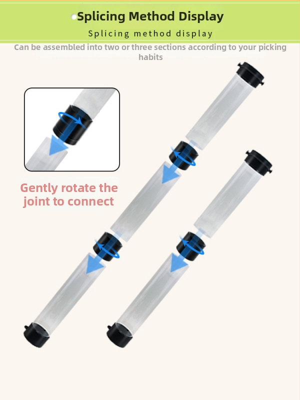 Teleskopinis teniso kamuolių rinktuvas su krepšiu