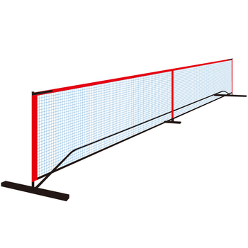 Pickleball tinklo rėmas – nešiojamas, sulankstomas tinklo komplektas namų ir lauko treniruotėms; medžiagos: plieniniai vamzdžiai, polietilenas, drobė