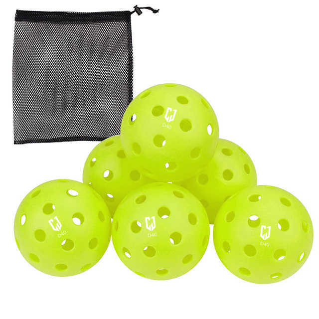 PVC pickleball lopta, rotacijskog oblikovanja i ubrizgavanja, unutarnja i vanjska upotreba, marka Juciao
