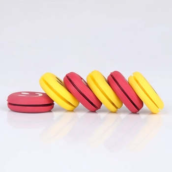 Silikoninis teniso raketės vibracijų slopintuvas su šypsena, apvalus dizainas