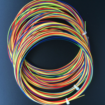 POWERTI Nano badmintonio siūlas — 30 lb įtempis, atspari dilimui, kamuolio kontrolė