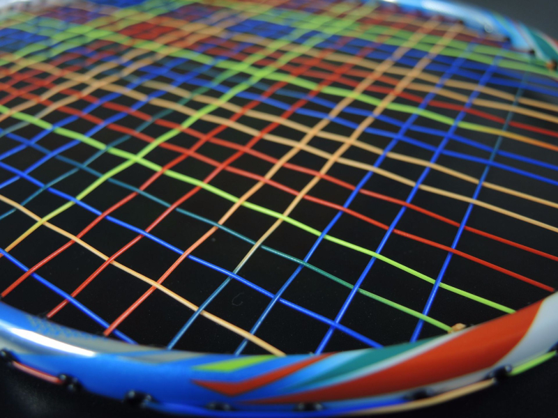 POWERTI Nano badmintonio siūlas — 30 lb įtempis, atspari dilimui, kamuolio kontrolė