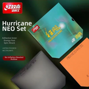 Double Happiness NEO reverse-glue stalo teniso gumos, 3 dalių rinkinys