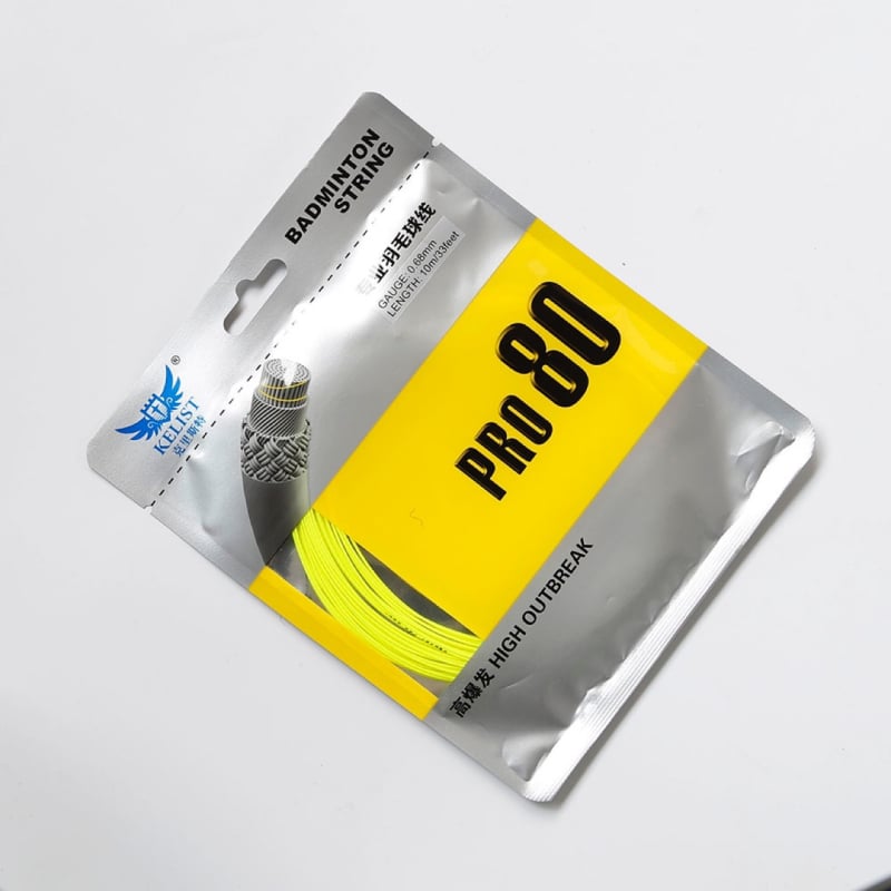 Badmintono raketės siūlai — Krist, aukštos tankio importuoti nailono pluoštai, įgaliota privatų prekinį ženklą