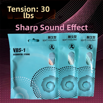 Raketės siūlai badmintonui – dervos ir nailono kompozitas, patvarus medžiaga badmintonui ir stalo tenisui