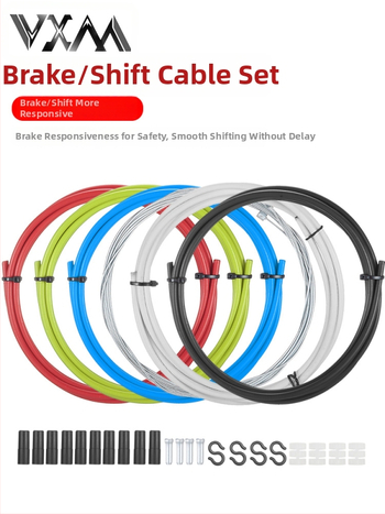 MOTSUV bremžu caurules komplekts ceļa un kalnu velosipēdiem — mehāniskā bremzēšana, saderīgs ar V-bremzēm