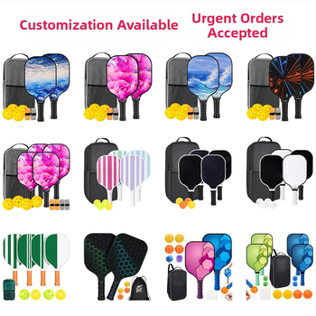 Dvuhkrāsaina pickleball nūja, vienkāršs sporta stils; materiāls: oglekļa šķiedra; svars: pielāgojams; zīmols: Cits