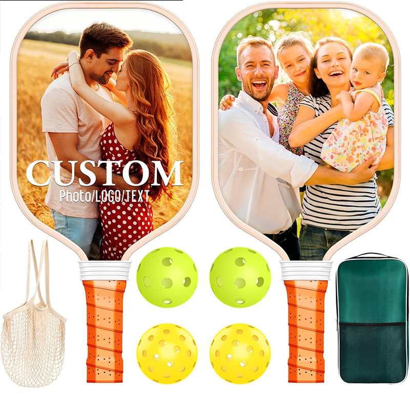 Dvuhkrāsaina pickleball nūja, vienkāršs sporta stils; materiāls: oglekļa šķiedra; svars: pielāgojams; zīmols: Cits