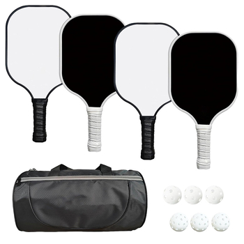 Karbonskā šķiedras pickleball nūja - matēta virsma, integrēts dizains - āra sporta komplekts