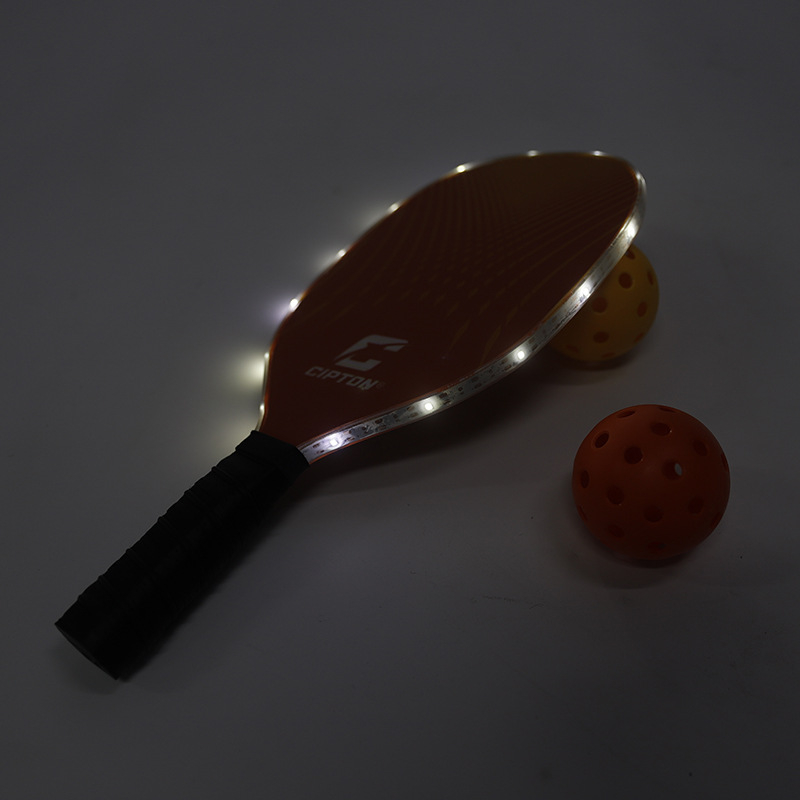 Koka pickleball nūju komplekts ar LED gaismu, 285 g