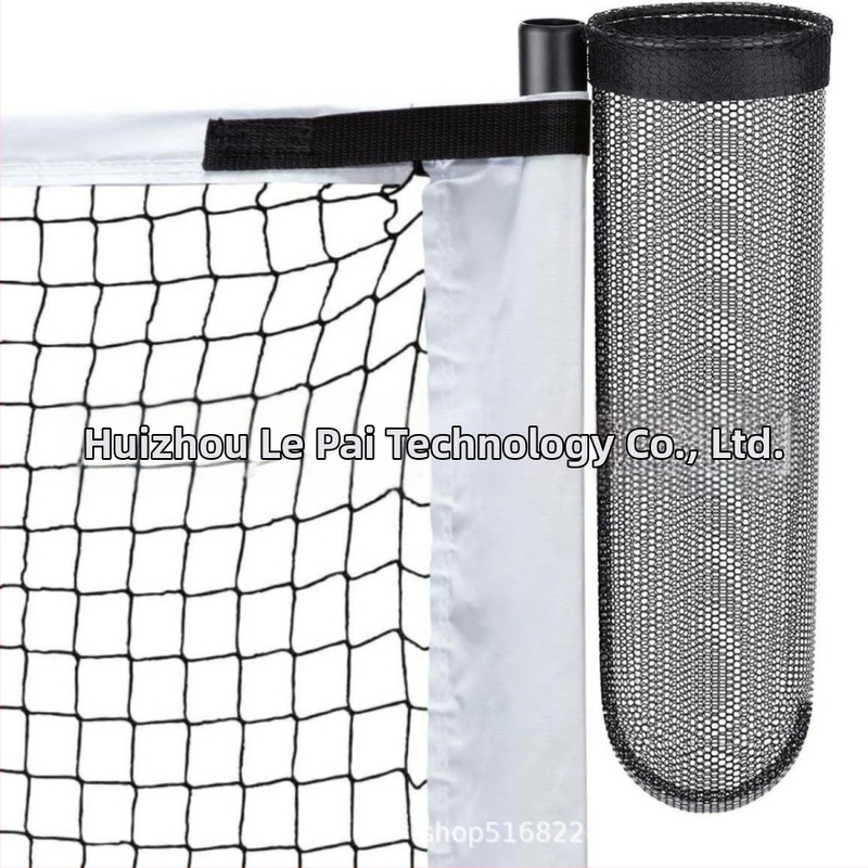 Pickleball tīkla soma ar pārnēsājamu ārējo statīvu un uzglabāšanas kausu — neilons, 0,25 kg