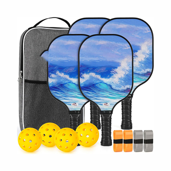 Pickleball ракета – стъклопластична конструкция, ядро от пчелна пита, за спорт на открито