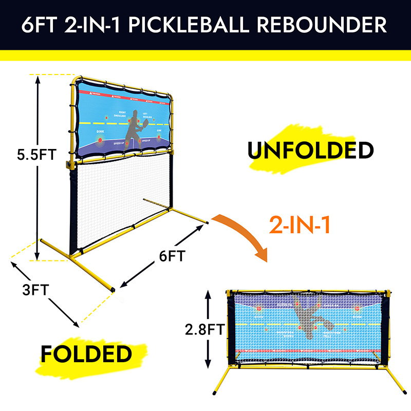 Višenamjenski okvir mreže za pickleball s podesivom visinom, mreža za trening tenisa, težina 9 kg