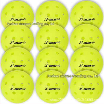 AMASPORT Pickleball lopta, 40 otvorov, USAPA-certifikovaná, rotomoldovaná súťažná lopta