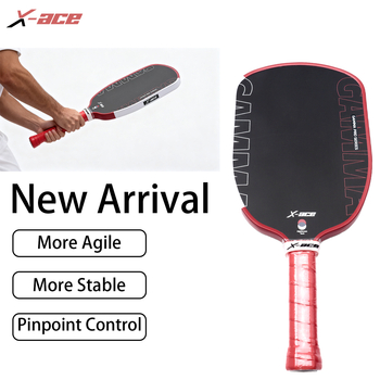 Pickleball ракета X-Ace Gamma Pro, графит T700 матово въглеродно влакно, 230 г ±5 г, персонализирана марка