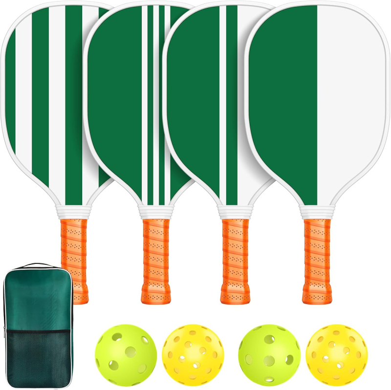 Set pickleball reketa od staklenih vlakana — Različiti stilovi na izbor (Materijal: Fiberglass; Težina: prilagodljiva; Marka: Druga)