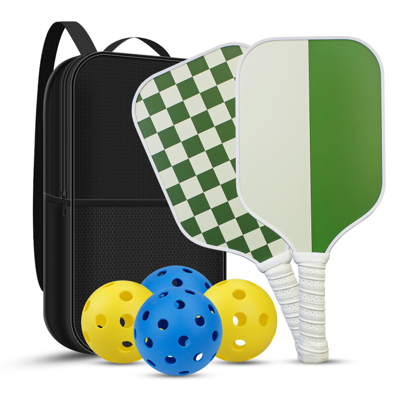 Neutral set reketa za pickleball sa staklenim vlaknima, PP honeycomb core, 228 g