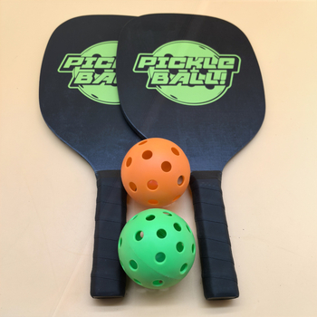 Drveni set pickleball reketa za početnike — Oulite, 530 g, drvo